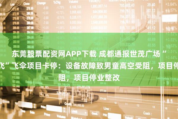 东莞股票配资网APP下载 成都通报世茂广场“云端乐飞”飞伞项目卡停：设备故障致男童高空受阻，项目停业整改