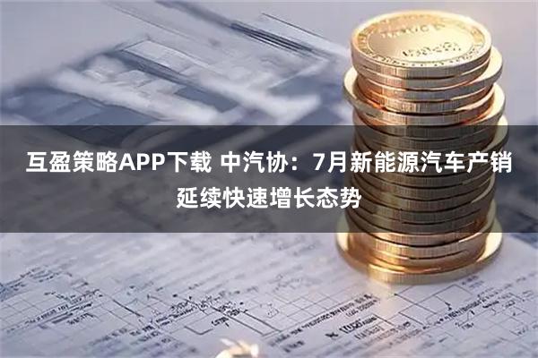 互盈策略APP下载 中汽协：7月新能源汽车产销延续快速增长态势